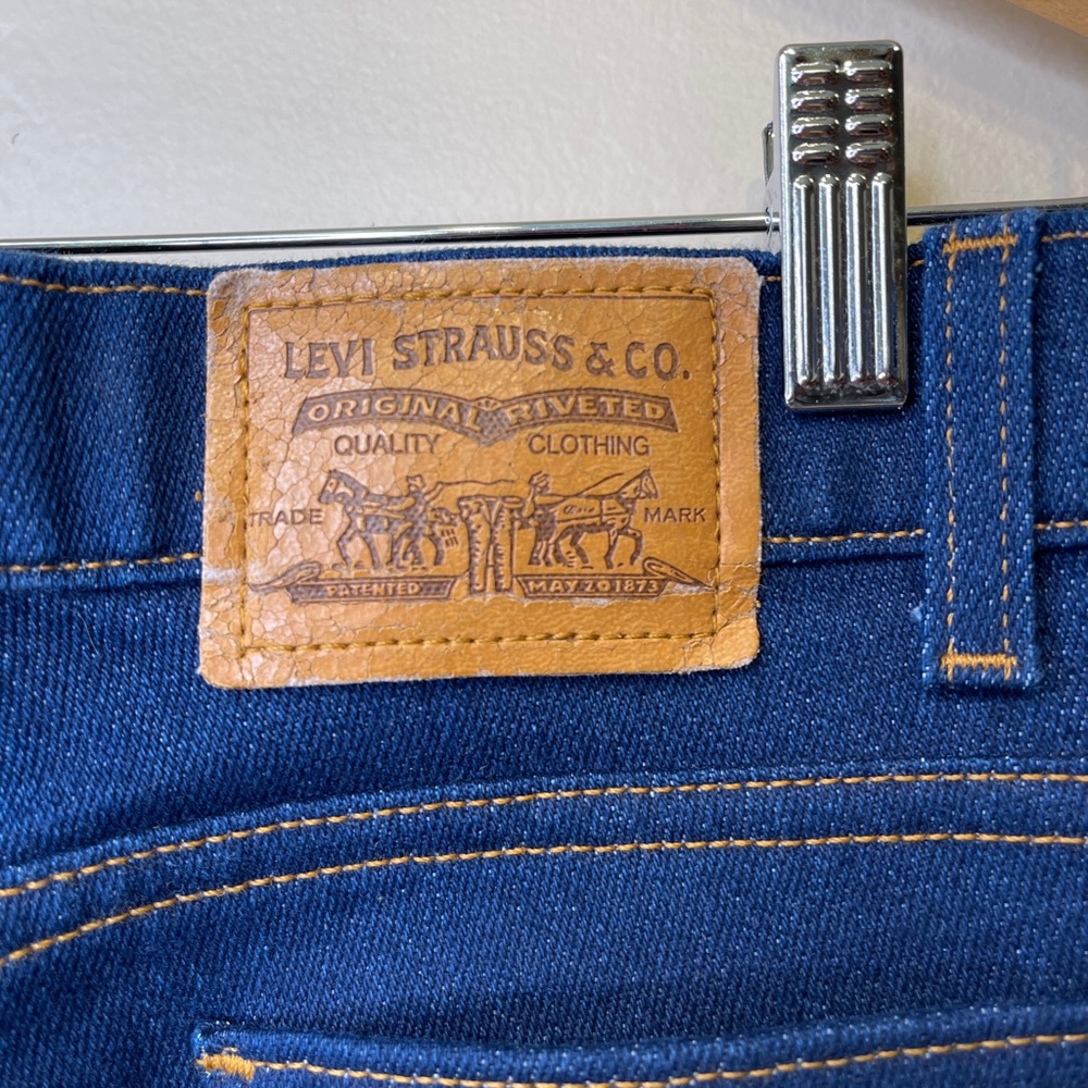 Levi’s | Action Jeans VTG Golden Orange Tab Dark Wash High Waisted Unisex Jeans - Picture 9 of 12